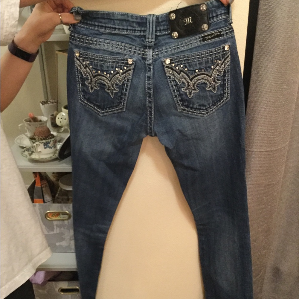 Size 26 Miss Me straight leg jeans